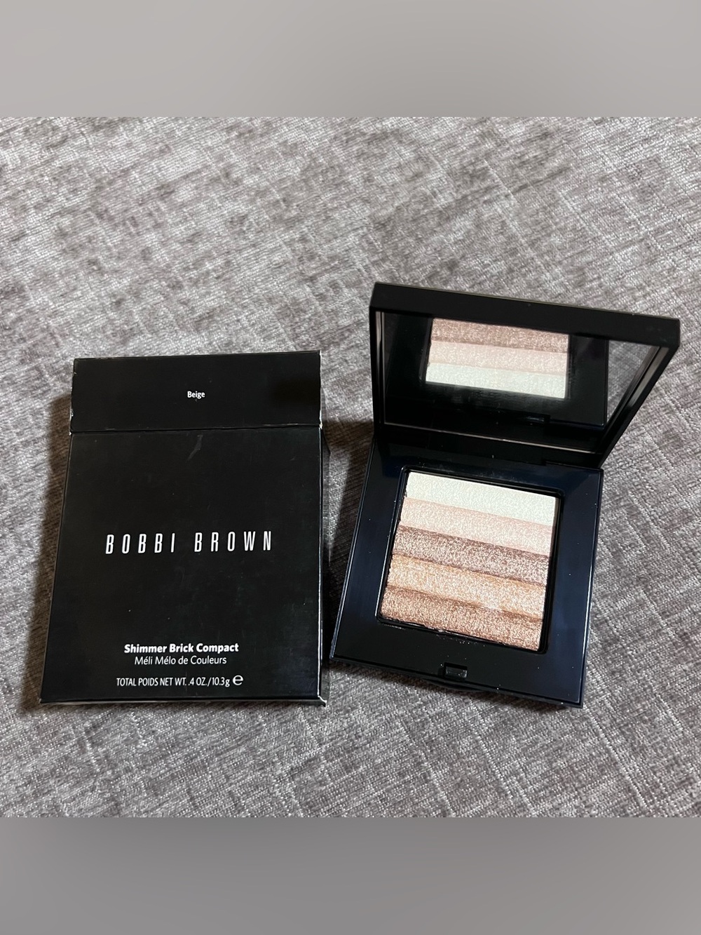 bobbi brown shimmer brick compact beige full size discontinued
